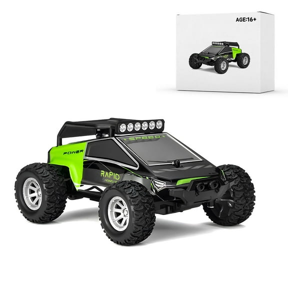 RC Drift Car, 1:32 2.4G Remote Control Electric Mini Racing Off-Road Car Model with Lights Kit, Drift Off-Road Vehicle Model Halloween Surprising for Adults