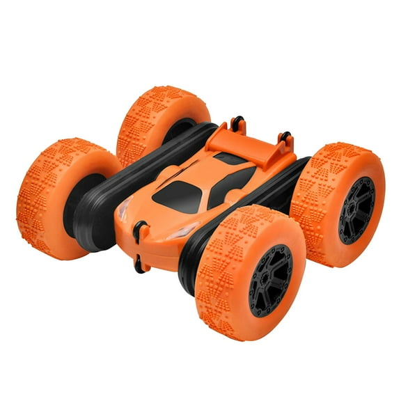 RC Drift Car, 1:43 Scale Drifting RC Cars, 2.4GHz 4WD RC Race Car, 15km/h High-Speed Remote Control Drift Car Vehicle with LED Lights Drifting Tire Racing Sport Toy Car for Adults (Orange)