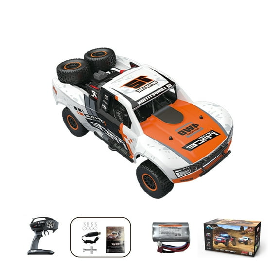 RC Drift Car, RD12 1/12 Scale 2.4G 4WD Full-Proportional Brushless High Speed 45KM/H Mini RC Race Car Truck Model with Gyro and 7-Color LED lights for Indoor and Outdoor Play, Gift for Adults