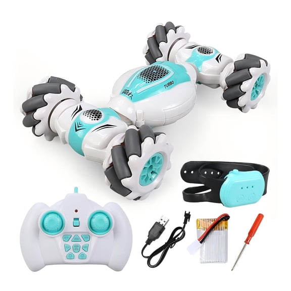 RC Drift Car, Twist Stunt RC Car with Watch Control, 2.4GHz 4WD Omnidirectional Remote Control Drift Car, 360 Spin, The Perfect Birthday Gift