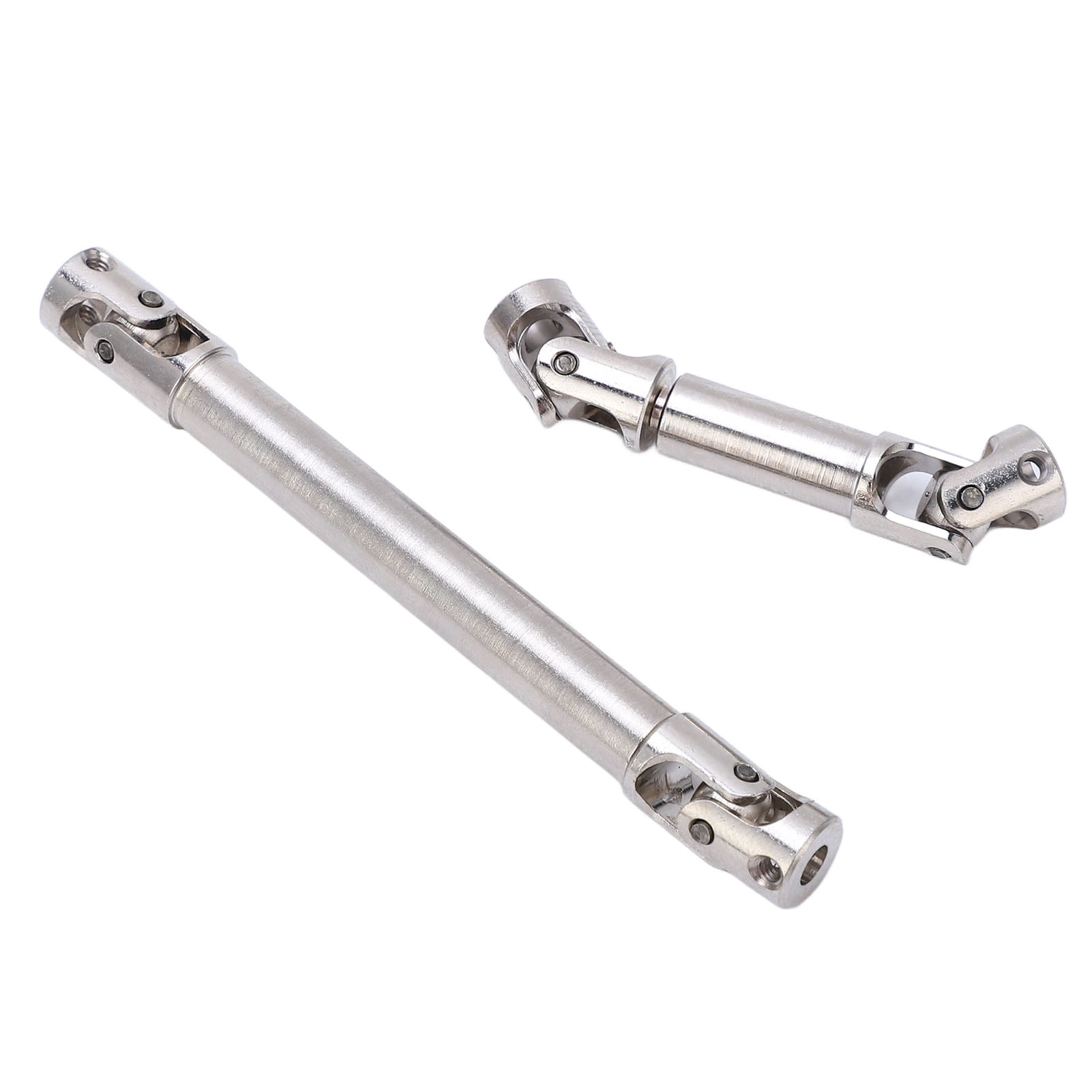 RC Drive Shaft Set, 2pcs RC Driveshaft Combo CNC Steel For AXIAL SCX24 JT 1/24 Crawler Car