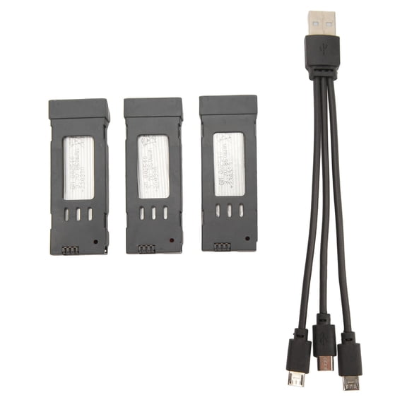 RC Drone Lithium Battery 3,in,1 Charger For E58 L800, Overcharge  Short Circuit Protection