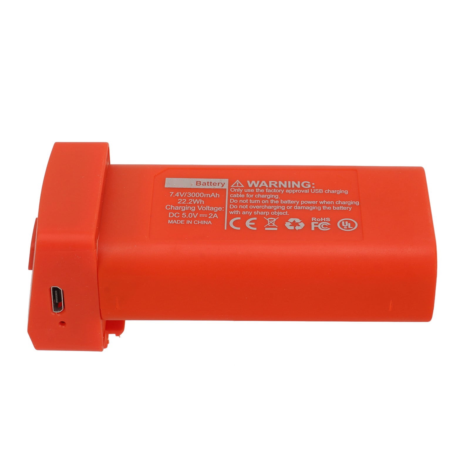 RC Drone Lithium Battery 7.4V 3000mAh Drone Battery Replacement for