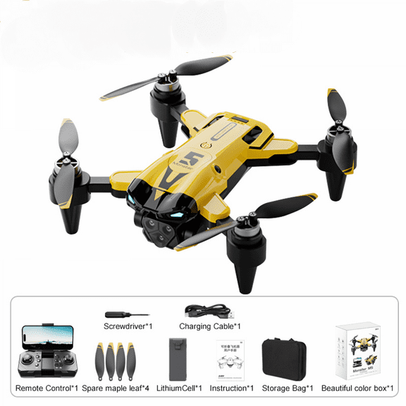 RC Drone with Camera Toys for Adults, 360 Flips WiFi HD FPV Drone Camera, Gesture Control Remote Control Quadcopters for Kids Gifts