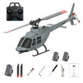 thumbnail image 1 of RC ERA A60 Bell206 RC Helicopter with One-Key Takeoff/Landing, 1/42 Scale 2.4G 6CH 6G Gyro System Remote Control Helicopter with Altitude Hold & Optical Flow Positioning for Adults & Teens, 1 of 7