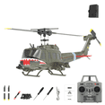 thumbnail image 1 of RC ERA C032 UH-1 Huey RC Helicopter with 3D Inverted Flight, 1/48 Scale 6CH Brushless RC Helicopter with Gyro Stabilization & Intelligent Positioning System for Adults, 1 of 5