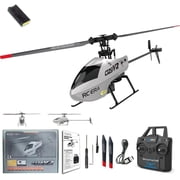 RC ERA C129 V2 RC Helicopter with 6-Axis Gyro, 2.4G 4CH Flybarless 3D Rolling RC Helicopter with Altitude Hold & One-Key Take-Off/Landing - RTF