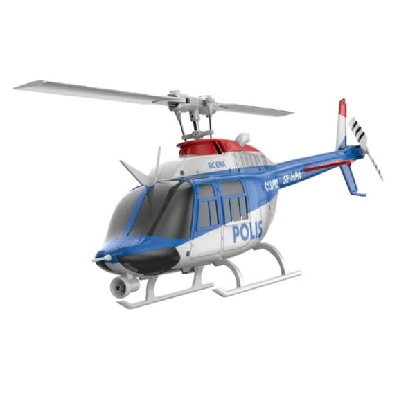 RC ERA C138-PRO Bell-206 Brushless Stabilized Helicopter w/ Optical Flow Sensor and Upgraded Transmitter - RTF - Blue