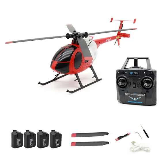 RC ERA C184 RC Helicopter, 6-Axis Gyro Aileronless Helicopter with Altitude Hold & Optical Flow, 4CH Remote Control Aircraft Model for Adults & Beginners
