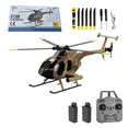 thumbnail image 1 of RC ERA C189 RC Helicopter with 6-Axis Gyro, 1:28 Scale MD500 4CH Single-Rotor Flybarless Helicopter, 2.4GHz RC Aircraft with Optical Flow & Altitude Hold for Adults, 1 of 9