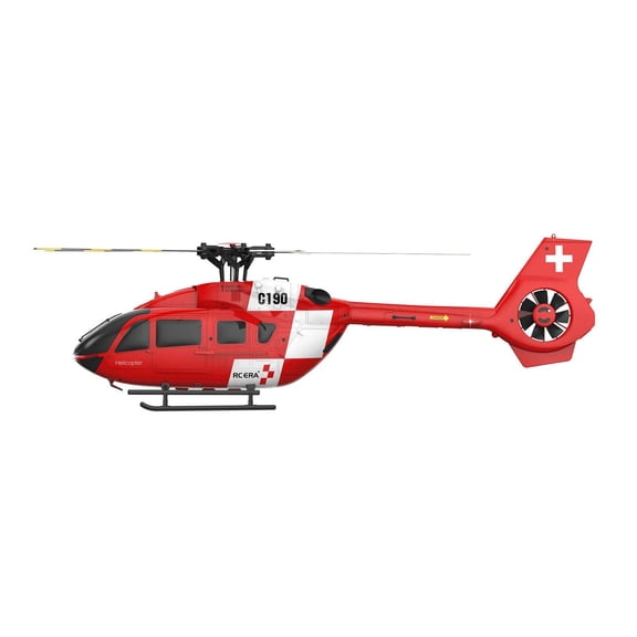 RC ERA C190 H145 150 Size Gyro Stabilized w/ Optical Sensor Flow RC Helicopter - RTF - Red