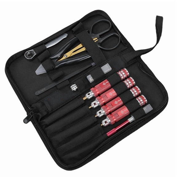 RC FPV Tool Kit Mini Ratchet Socket Prop Car Repair Frame Model 9 Pieces Crossing Aircraft Model Repair Tool Set