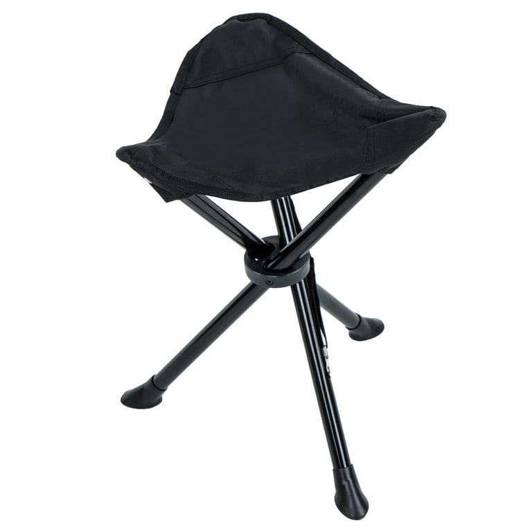 PORTAL Compact Folding Tripod Stool, 3 Legs Slacker Chair