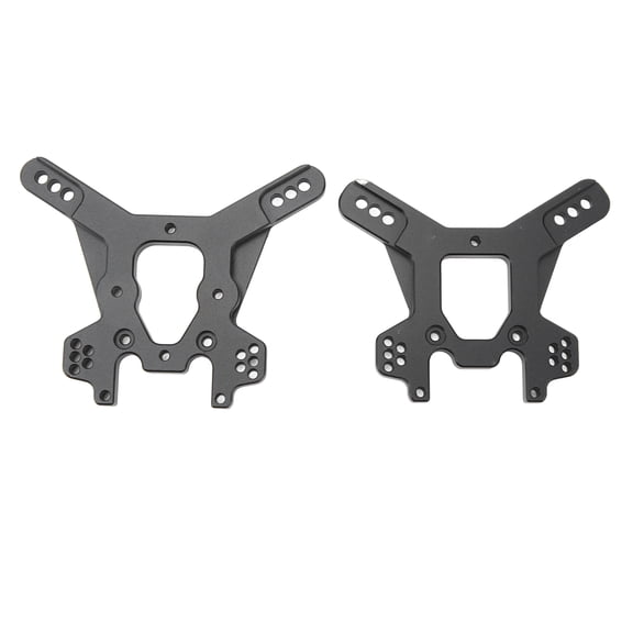 RC Front Rear Shock Tower Aluminium Alloy Shock Absorber Mount Bracket Plate for Tekno MT410 ET48 1/10 RC Car Black