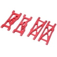 thumbnail image 1 of RC Front Suspension Arm,RC Aluminum Front and Rear Suspension Arms for 1/10 RC Short Course Truck Upgrade Parts[Red], 1 of 9