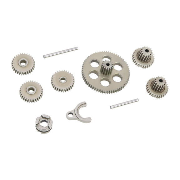 RC Gearbox Gear Set Transmission Upgrade Wear Resistant Enhanced Durability for 1/24 1/18 FMS FCX24 FCX18 Crawler