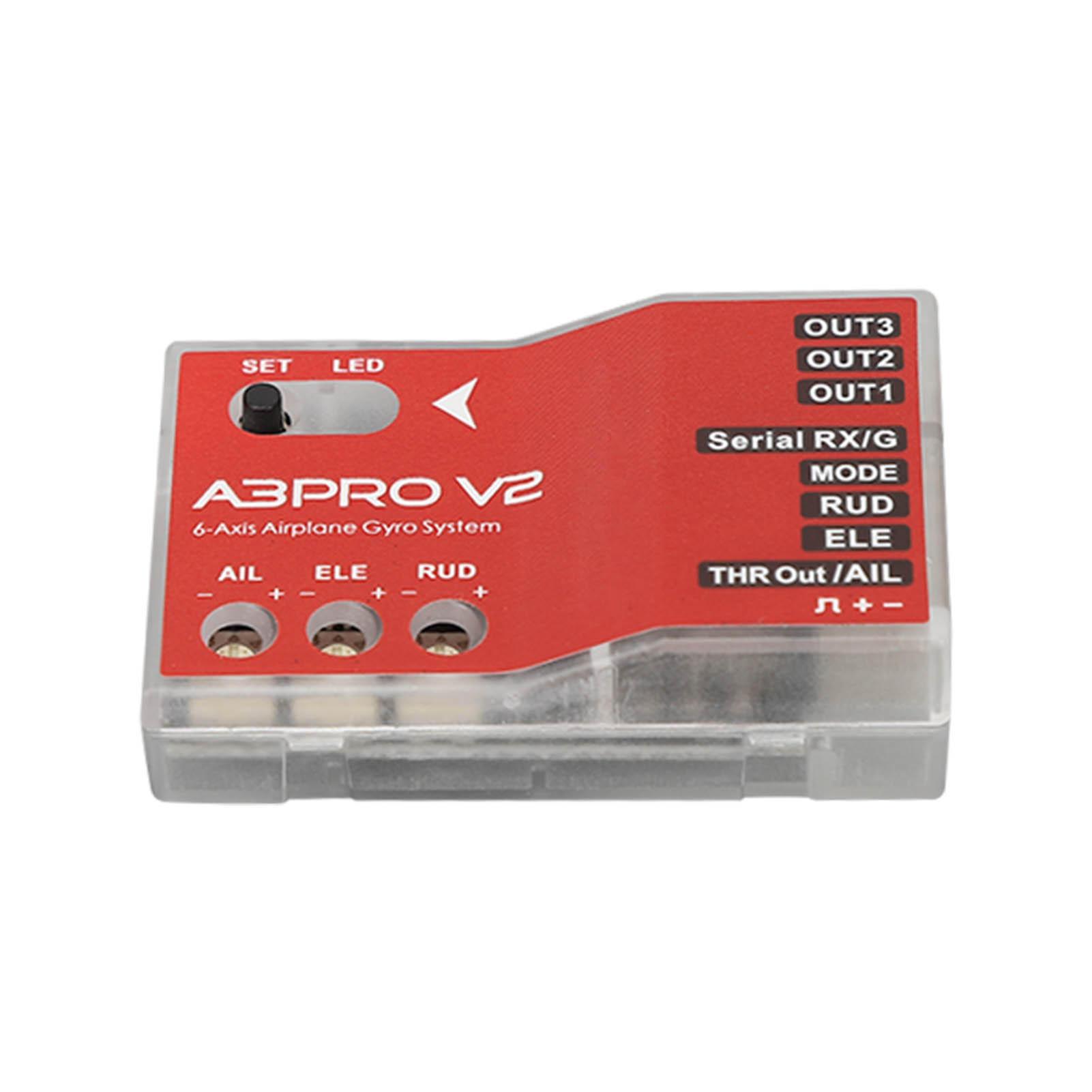 RC Gyroscope, Easy To Use Airplane Gyroscope Stabilizer 6 Gyroscope For