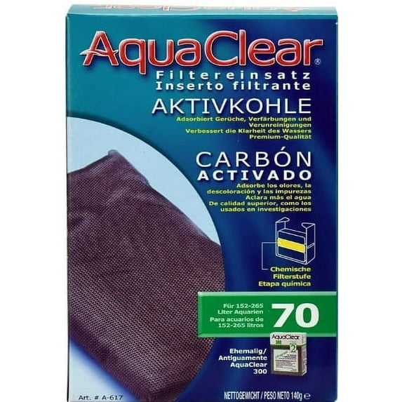 RC Hagen AquaClear 70 Activated Carbon Filter Insert 4 1-5 oz