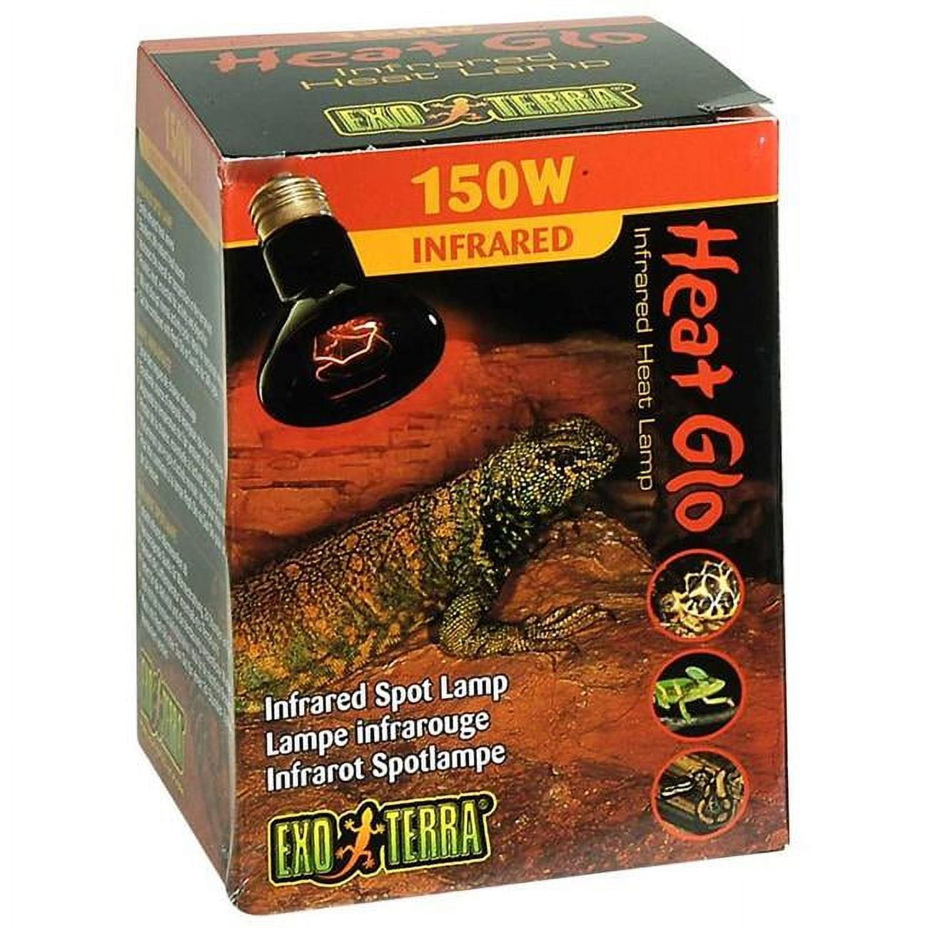 RC Hagen Exo Terra Heat-Glo Infrared Spot Lamp 150W 120V