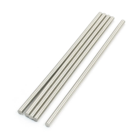 RC Helicopter 100mm x 3mm HSS Ground Shaft Round Rod 5Pcs