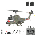thumbnail image 1 of RC Helicopter for Adults, C032 UH-1 Huey 6CH 3D Invert Flight RC Helicopter with 6-Axis Gyro Stabilization, One-Key Takeoff/Landing, Altitude Hold, Optical Flow Positioning for Enthusiasts - RTF, 1 of 5