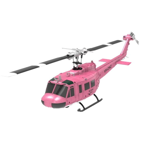 RC Helicopter, C032 UH-1 Huey 1:48 2.4G 6CH Flybarless RC Aircraft Model with 6-Axis Gyro and Optical Flow Positioning, Gift for Beginners/Professional (RTF)