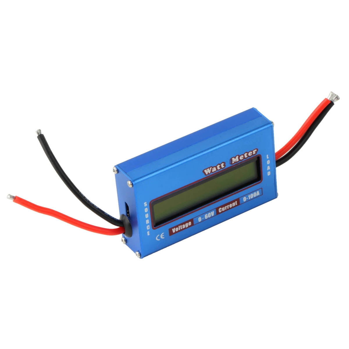RC Helicopter Digital LCD Watt Meter DC 60V 100A RC Balance Voltage Battery Power Analyzer Checker (Blue)