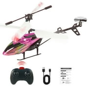 RC Helicopter,Radio Control Helicopter for Kids Mini DroneCosmic Flying Orb Toy Grame 2.4GHz RC Aircraft LED Light RC Toys for Kids Adults
