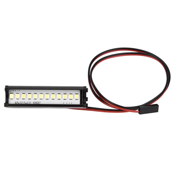 RC LED Light Bar High Brightness Lamp Roof Spotlight Kit for 1/10 Scale RC Crawler TRX4 SCX10