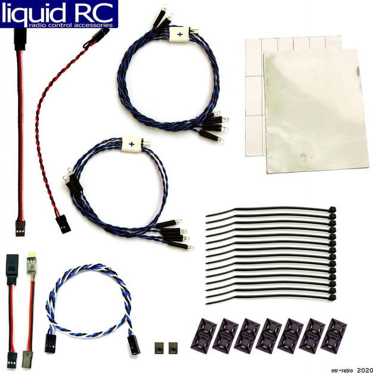 RC Lights 11120 Prewired 12 LED RPM Canister Brake Combo 3mm 6/18