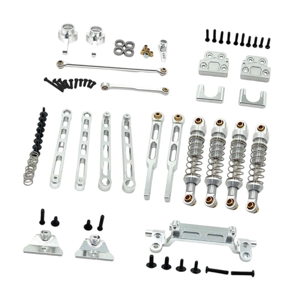 RC Linkage Pull Rod Shock Absorbers Tie Rod Metal Construction for Wltoys 112 Mn82pro MN82S RC Cars