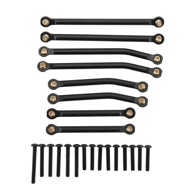 RC Links Kit High Clearance Aluminum Alloy Steering Linkage Rod Kit for