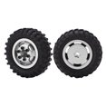 thumbnail image 1 of RC Metal Rims Rubber Tires,Wheel Rims Tires,2pcs/set 55mm Metal Wheel Rims Tires Set for 1/24 RC Car Wheel Rim Rubber Tyre[Silver], 1 of 9