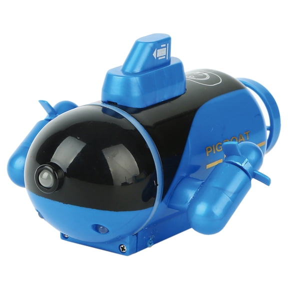 RC Mini Submarine, 4-CH Mini Submarine with Twin Propeller Drive, Waterproof, Fast USB/Remote Charge – Perfect for Pool and Bathtub