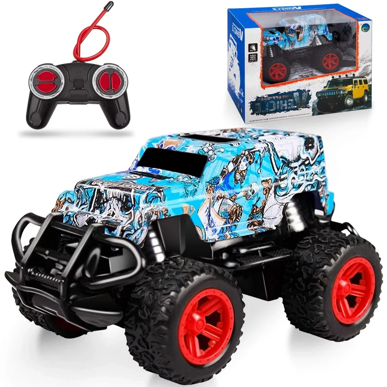 RC Monster Truck off Road Remote Control Truck Waterproof Electric Powered RC Cars All Terrain Toys Gifts for Kid and Adults