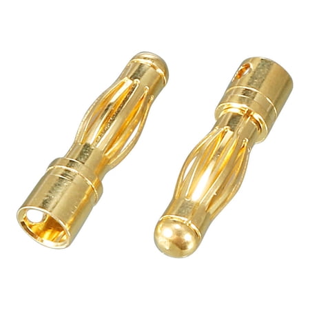 RC Motor ESC Battery Replacement 4mm Male Banana Plug Connector 30pcs