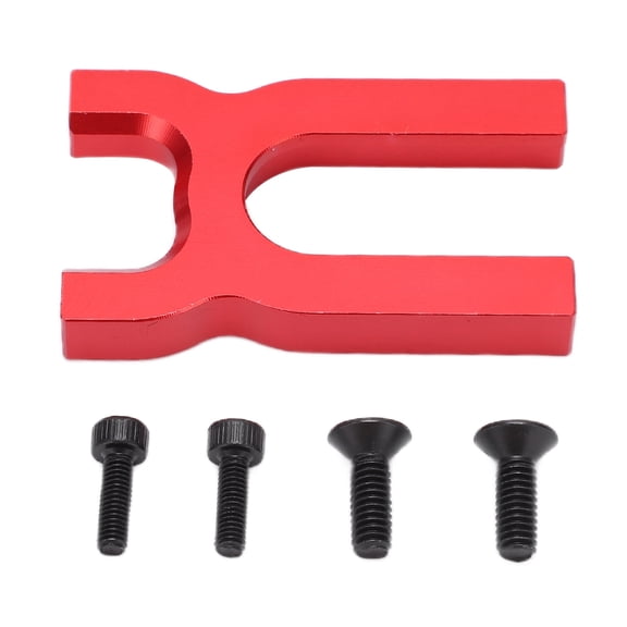 RC Motor Mount, Aluminum Center Differential Mount Front Fixing Frame Compatible for Ar-rma Kraton 6S B-LX V4 1/7 Mojave, RC Car Part, RC Car Upgrade Parts[red]