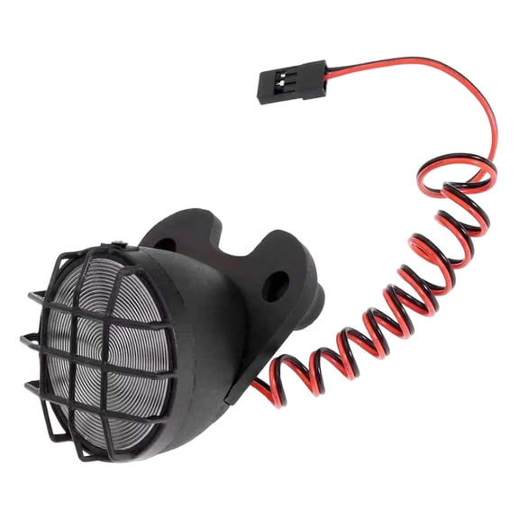 RC Motorcycle Headlight Headlamp Front Light Durable Plastic Replacement Part for 1/4 Scale UMX Motorcycles