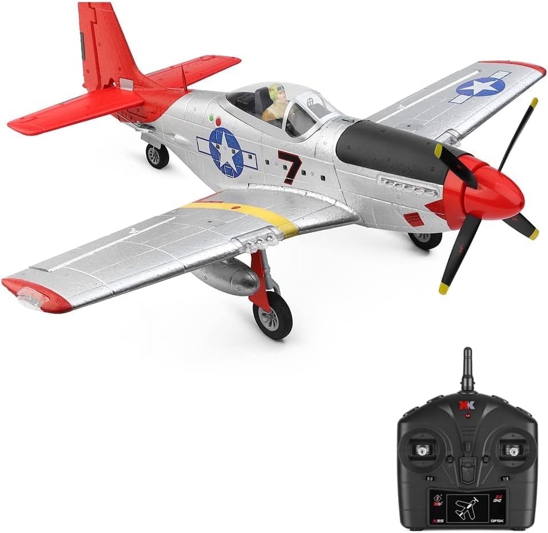 Walmart Black Friday Deals 2025 Bruce & Shark RC Plane with 2.4GHz 4 Channel Brushless Jet Airplane for Adults Kids