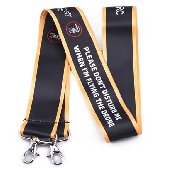 RC Pro Lanyard Hands-Free Aerial Photography, Simple Logo Design, Widened Shoulder Straps for DJI Spare Hook