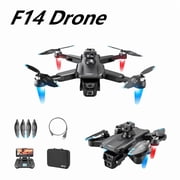 RC Quadcopter with Camera, FPV Drone with Optical Flow Positioning, ABS Material Foldable Drone for Adults and Beginners, Altitude Hold Aerial Photography