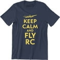 thumbnail image 1 of RC RC Plane Jet Keep calm and Fly RC Remote Controlled Tee Shirt, 1 of 4