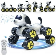 SaveJoy Remote Control Smart Dogs with Infrared Gesture, Interactive Toy Puppy RC Pets Electric Toys for Boys Girls Toddlers Age 3+