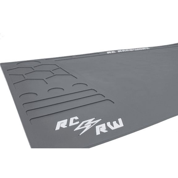 RC Raceworx Workbench Mat 23"x48" - Flight Deck in Black & White