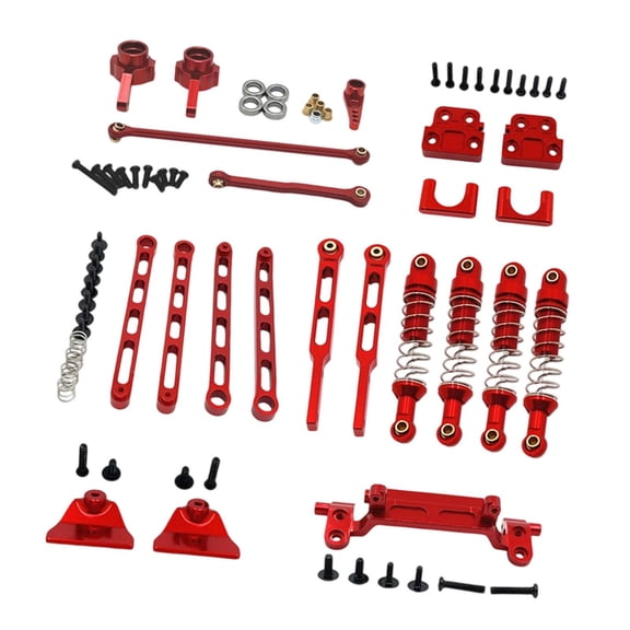 RC Rear Linkage Pull Rod Shock Absorber Accessory Enhanced Metal Build for 112 MN82S Hobbyists