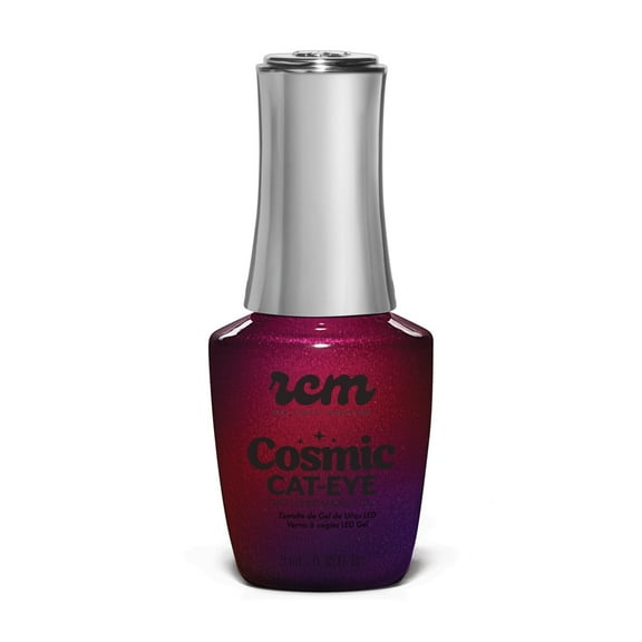 Red Carpet Manicure Cosmic Cat-Eye Two-Toned Magnet Gel Polish Long-Lasting, Dazzling Duo Chromatic, Magnet Included, Magnetic Nail Art, 21+ Days of Wear (I Need Space, 0.3 Fl Oz)