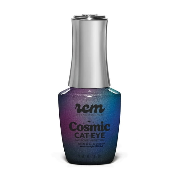 Red Carpet Manicure Cosmic Cat-Eye Two-Toned Magnet Gel Polish Long-Lasting, Dazzling Duo Chromatic, Magnet Included, Magnetic Nail Art, 21+ Days of Wear (Milky Way Dream, 0.3 Fl Oz)