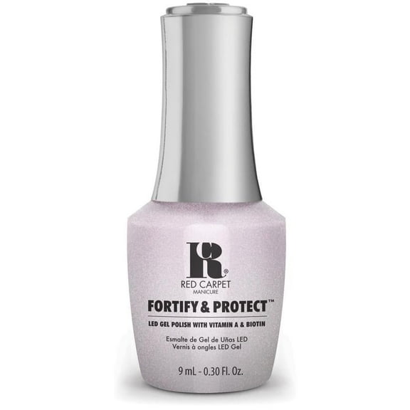Red Carpet Manicure Fortify & Protect Iridescent Shimmer Gel Polish for Strong, Healthy Nails - Infused with Vitamin A & Biotin - (Seeing The Sights) Led Nail Gel Color, 0.3 Fl Oz