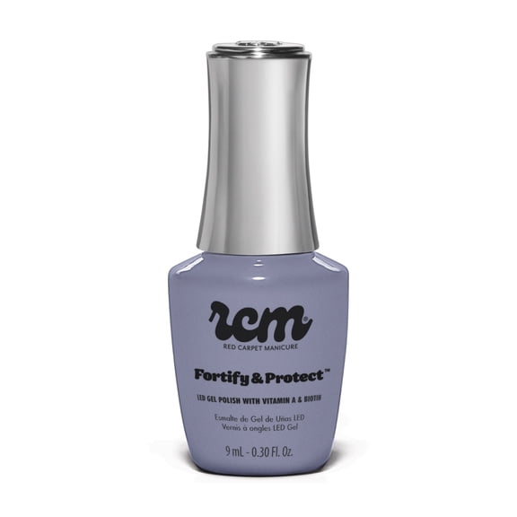 Red Carpet Manicure Fortify & Protect LED Gel Nail Color - Long-Lasting, Vibrant, Professional Quality, High Shine, Chip-Resistant - Infused with Vitamin A & Biotin (Running The Show, 0.3 Fl Oz)