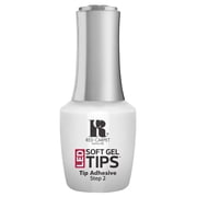 Red Carpet Manicure LED Soft Gel Tip Adhesive, 0.3 fl oz - Non-Damaging, Bubble-Free for Maximum Adhesion & Long-Lasting, Quick Cure for Soft Gel Tips. Ideal for DIY Manicures & Salon-Quality Nail